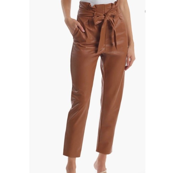 Commando Faux leather Paperbag Pants NWT - Picture 1 of 7